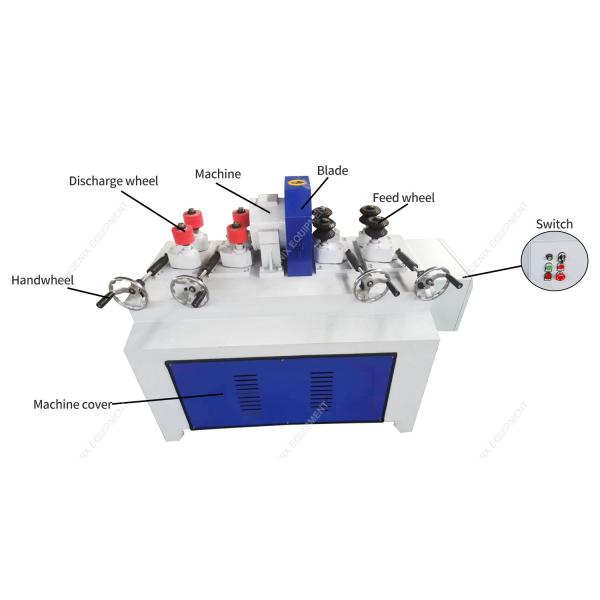 1.1KW Feeding Motor Frequency Control Round Rod Processing Machine for Wood Mop Bar