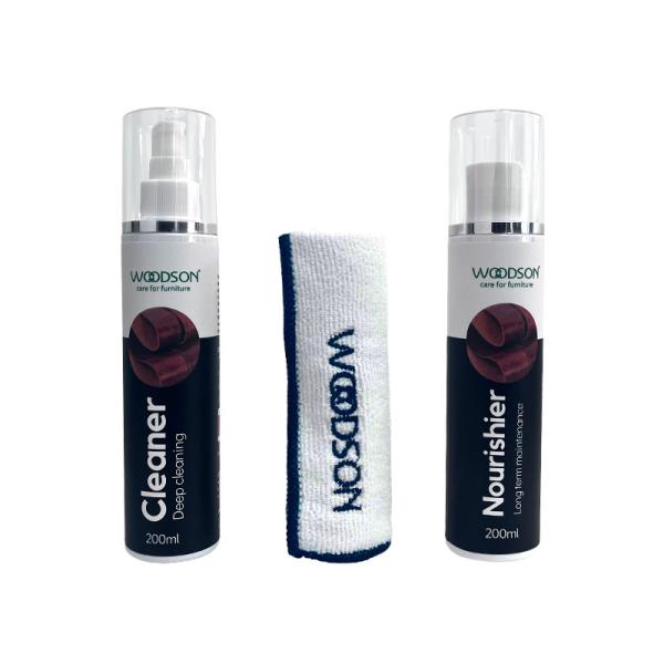 Smooth Leather Sofa Care Kit Leather Cleaner and Nourisher Premium Smooth Leather Furniture Cleaning Kit Complete Care for Smooth Leather Sofas, Chairs, and Upholstery