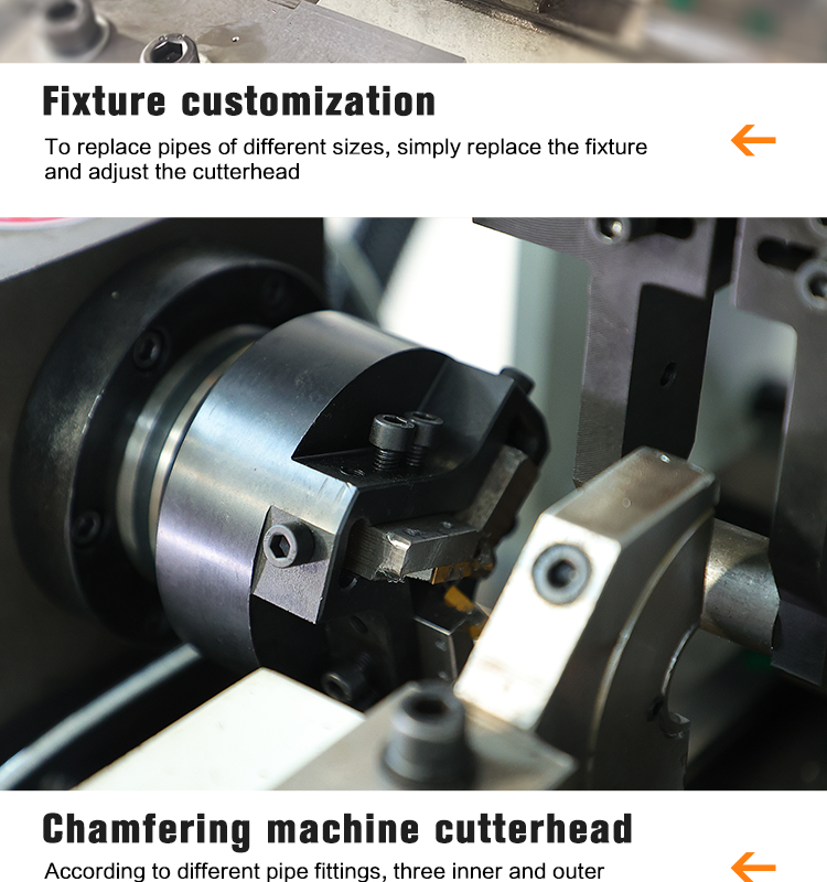 80 Series Double-head Chamfering Machine Automatic Feeding High-precision Pipe and bar Chamfering Machine