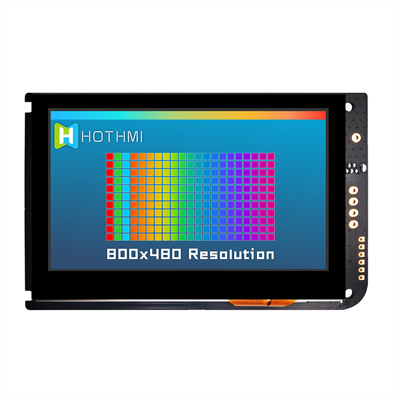 4,3 дисплей экрана касания TFT UART дюйма емкостный LCD 800x480 С ДОСКОЙ РЕГУЛЯТОРА LCD