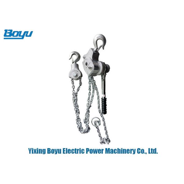 1 Row Transmission Line Stringing Tools Aluminium Alloy Chain Type Handle Hoist