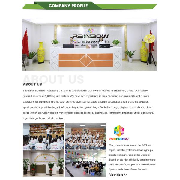 Изготовленная на заказ напечатанная упаковка шоколада кладет дружественный к Эко мешок в мешки стойки печенья еды сумки доказательства запаха вверх