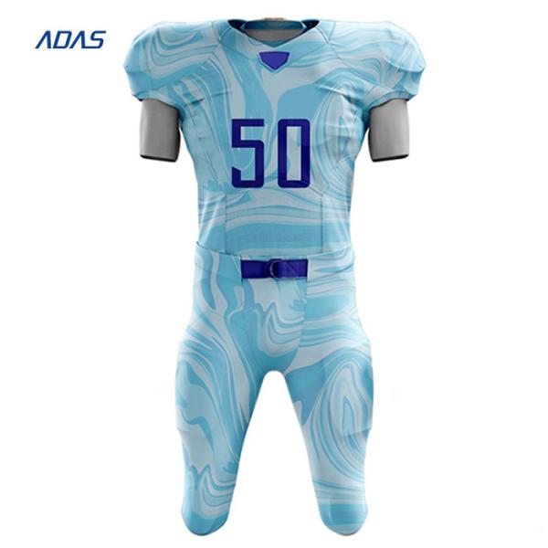 Bulk American Football Training Tops Jersey Shirt Sublimation Anti Shrink