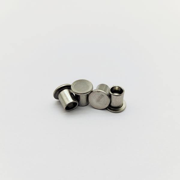 Rivets semi-tubulaires à tête plate en acier inoxydable A2 M2-M6
