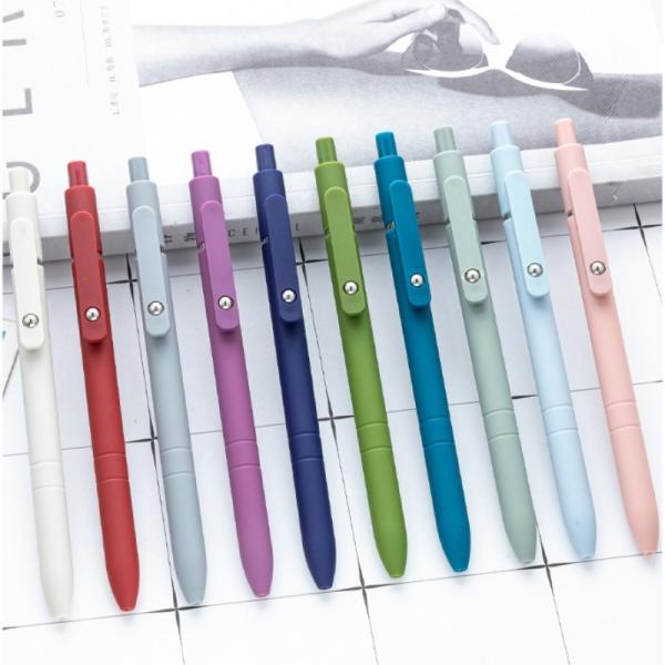 Wholesale Dress Type Plastic Gel Ink Pen Ergonomic Grip Writing Pen