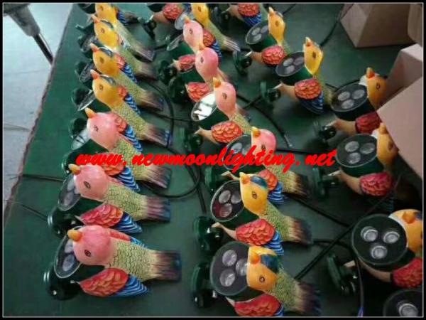 updated colorful  newest decoration bird style waterproof outdoor led flood light