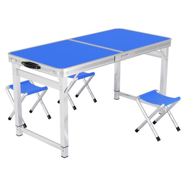 Modern Design Apartment Outdoor Furniture Wood Folding Table with Chairs Portable and Small