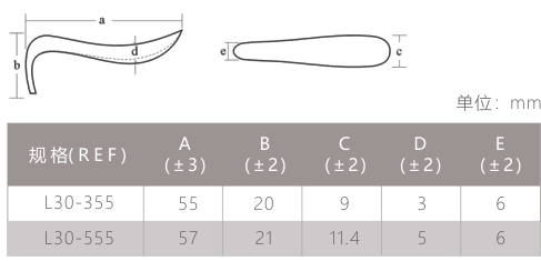 RDC L Style Silicone Nasal Implants L30 Silicone Facial Subcutaneous