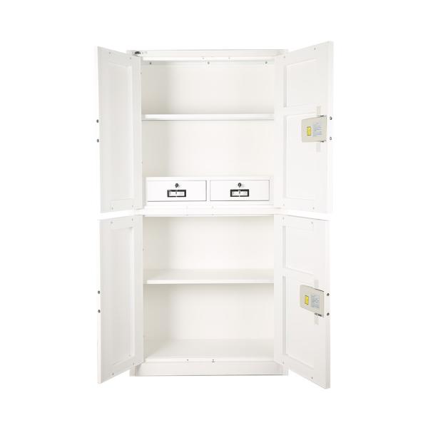 Safety Office Storage fireproof metal cabinet 6mm Thickness For Jewelry