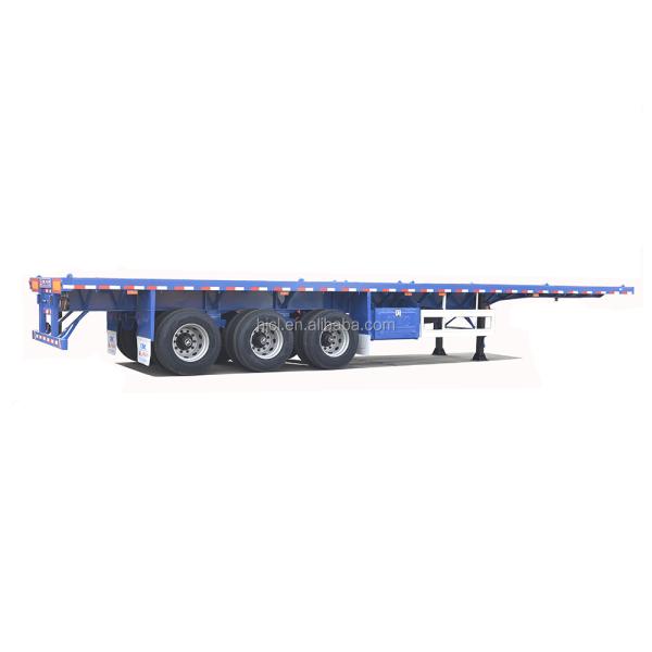CIMC Flatbed Trailer 40 Feet 20 Feet Container Semi Trailer with 40 Ton Max Payload