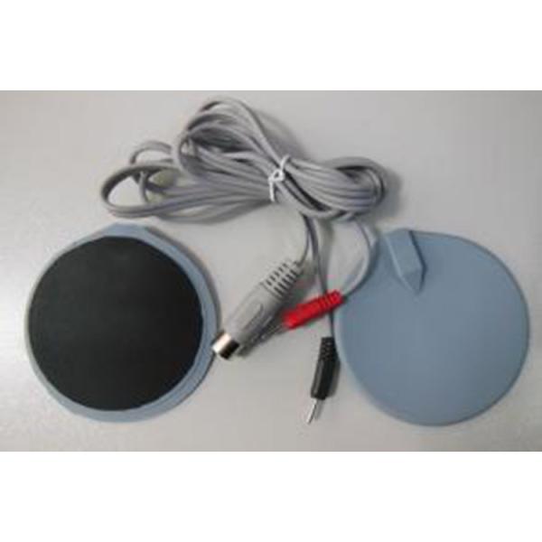 Factory wholesale round 65mm tens electrodes silicon pad medical conductive rubber electrode