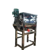 Mezclador de cinta de 500 kg de lote Mezclador de cinta helicoidal horizontal doble para polvo de cemento