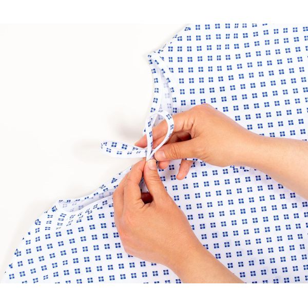 High Unisex Woven Cotton Polyester Medical Uniforms Washable Patient Gown Reusable Printed Surgical Clothes Hospital Clothing