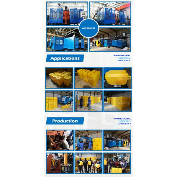 Пластмасса ABLB80-25L 60PCS/H таблетирует машину прессформы 20L машины бутылки дуя