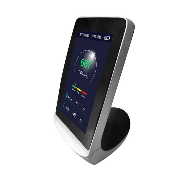 App do Smart Home que monitora o detector interno do monitor da qualidade do ar do CO2