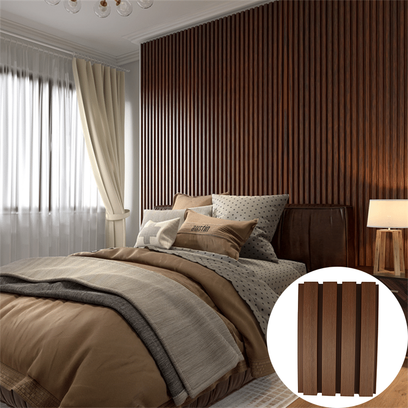 Interior And Exterior Wall Cladding Wood Plastic Composite Wall Panel UV Resistance Smooth Surface Finish Durable And Easy To Install