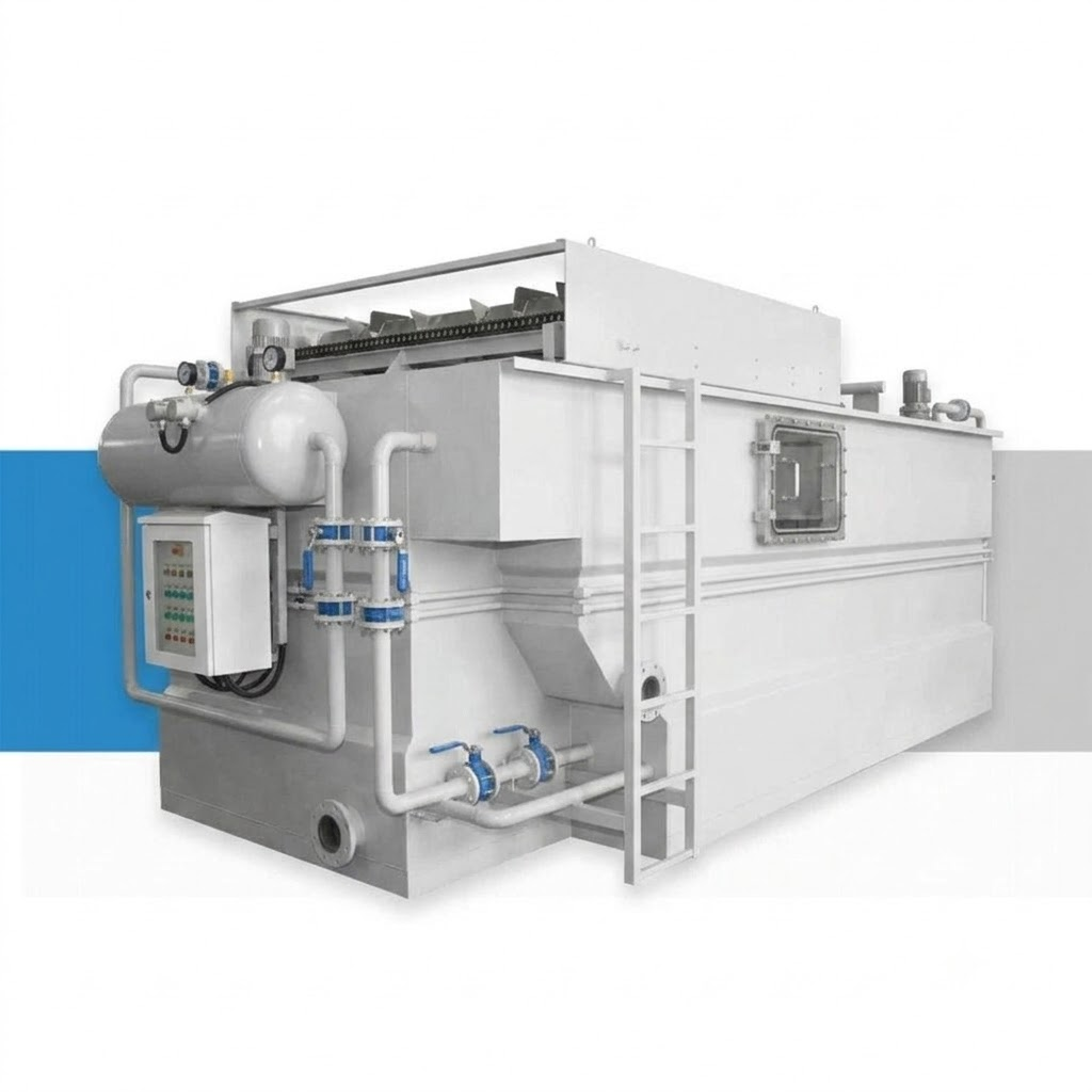 Petroleum Refinery Dissolved Air Flotation DAF System Oily Wastewater Treatment Stainless Steel 2-150 m3/h Unit