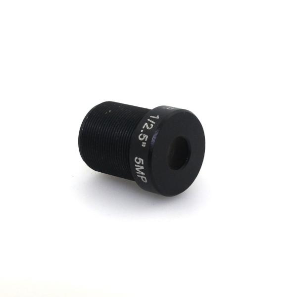 Durable M12 CCTV Lens 8mm Focal Length F2.0 1/2.5 5.0MP Resolution Long Lifespan