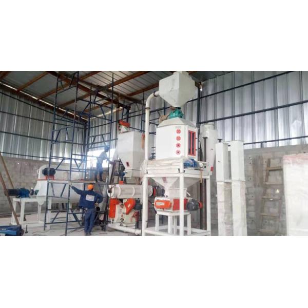 O gado de 15 T/H alimenta a fatura da máquina