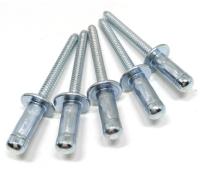 Rivet en acier structural non recouvert à tête voûtée à tête voûtée pour les produits en aluminium