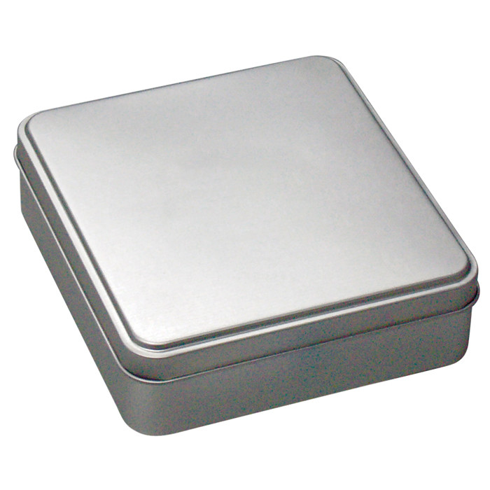 Food Grade Airtight Rectangular Tin Box For Candy / Cookie / Mint