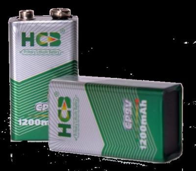 Limno2 1200mAh 9.0V Lithium Primary Battery