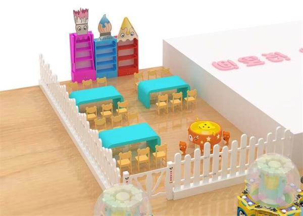 Commercial Kids Fun Playground Indoor Soft Play Equipment With High Slide
