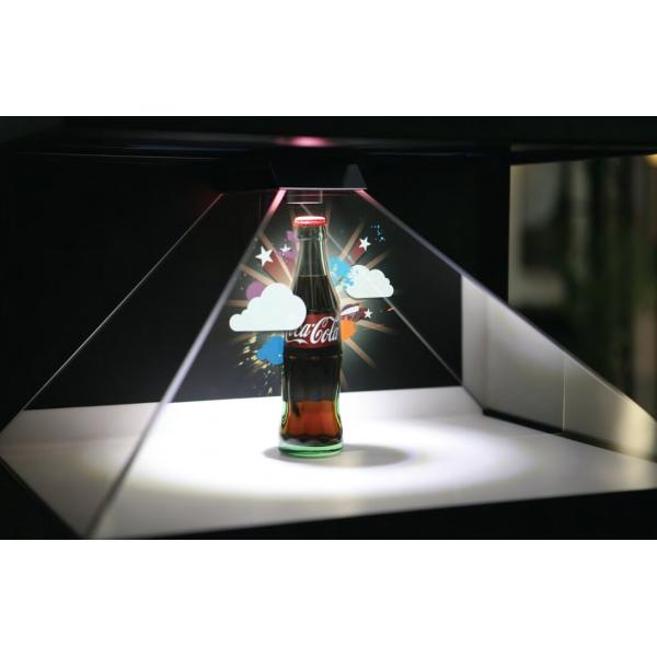 270 Degree 22'' 3D Holographic Display Showcase For Museum Exhibition Decoration