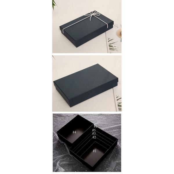 Special Texture Paper Multifunctional Lid And Base Gift Box With Rope Ribbon
