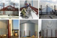 silo ondulado do armazenamento da grão do círculo da exploração agrícola de 1mm