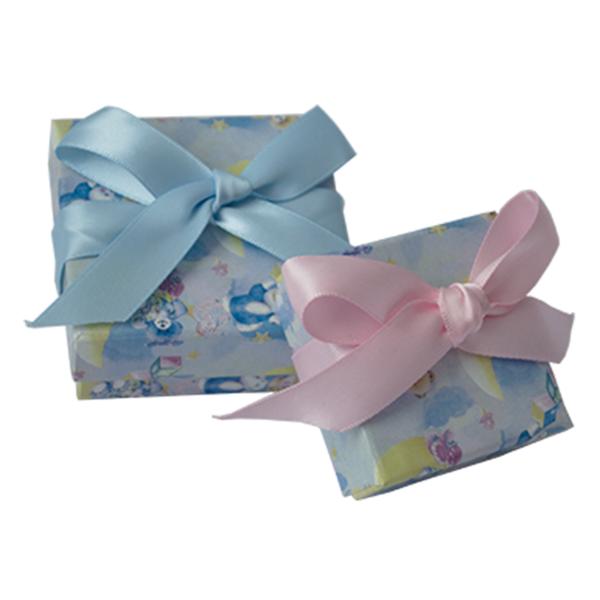 Square Cardboard Jewellery Boxes Sustainable Jewelry Packaging With Ribbon