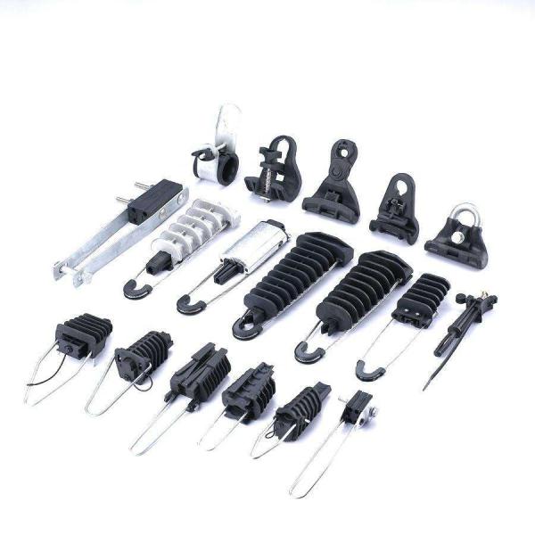 Suspension Clamp Anchor Cable ADSS Cable Tension 70kn Dead End Clamp For ABC