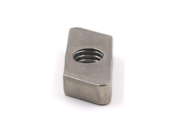Furniture Industrial Stainless Steel Square Nuts Corrosion Resistance