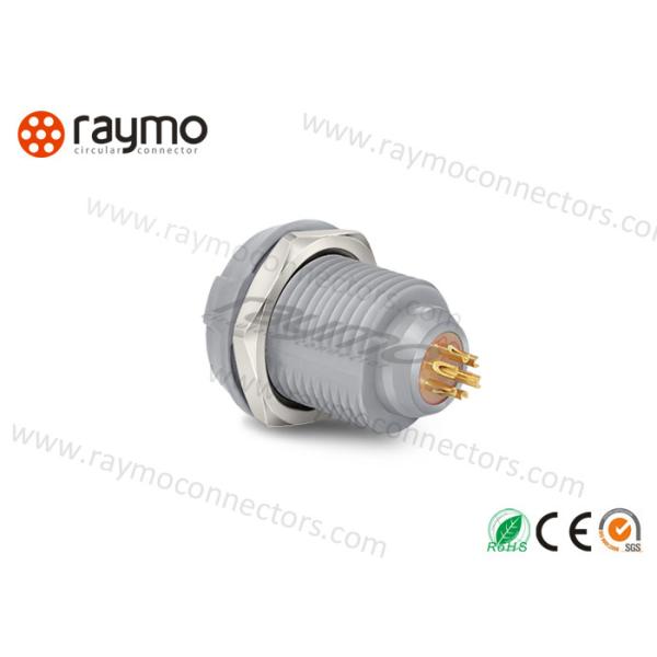Colorful Circular Connector Plug Fixed Receptacle 2-14 Pin IP50 Rating Light Weight