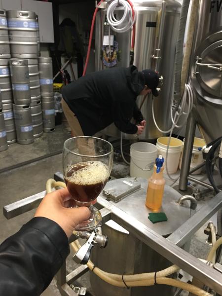3.5bbl direct-fire brewhouse Small Commercial Brewing Equipment Fitted In One 40Hq Container Direct Heating
