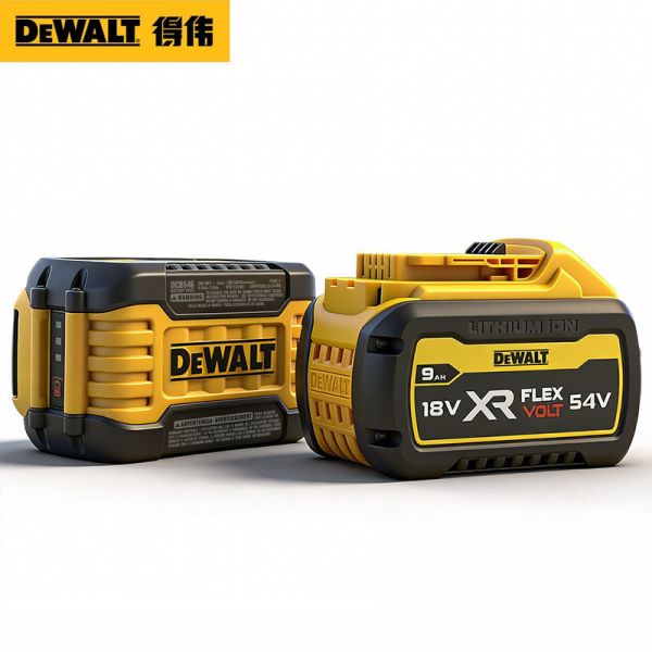 18V 54V Dewalt Lithium Battery Anti Grease DCB546 Oil Proof 9.0Ah With LED Indicator