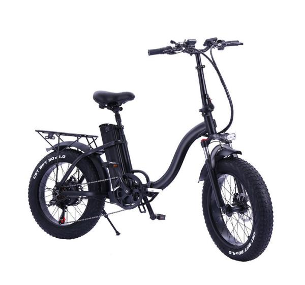 Foldable 20 Inch Pedal Assist Electric Bike 500W Aluminum Alloy Frame