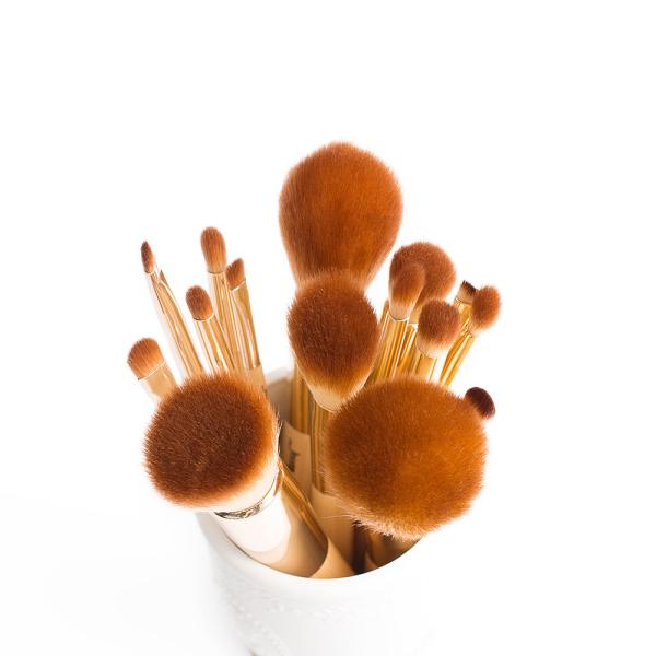 Eco Friendly light weight Jessup Bamboo Brushes For Eye And Face