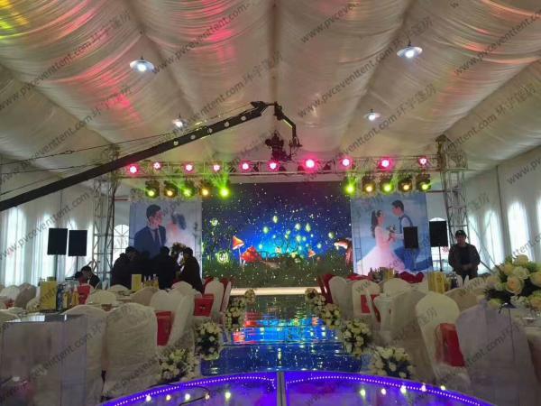 Aluminum Chapiteau Wedding Event Tents , Big Size Outdoor Party Tents