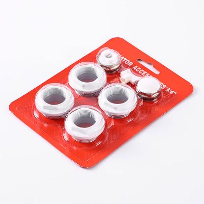 HVAC Systems Radiator Fitting Kit , 3/4 7 Elements Radiator Core Mounting Kit
