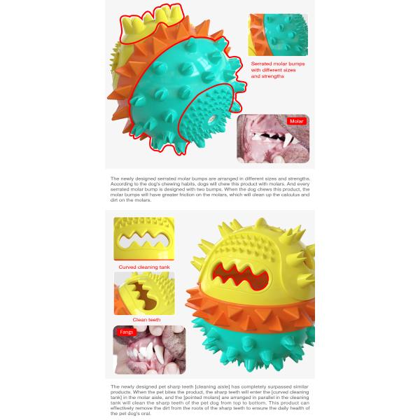 Pet Products Hot Style Pet Dog Grinder Stick Squeaking Dog Toy Squeaking Football