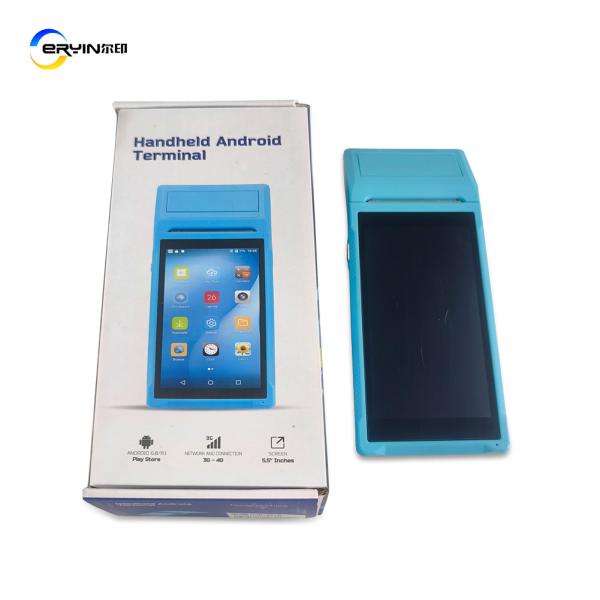 Stocked Handheld Android Pda with Barcode Scanner Fingerprint Reader and Thermal Printer