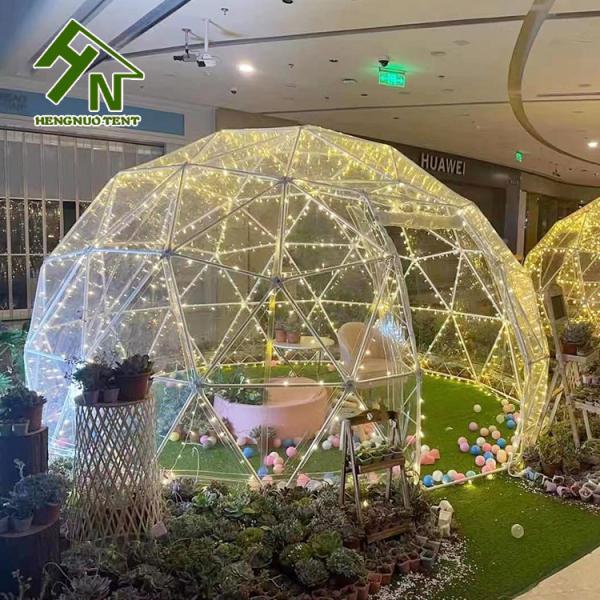 Wedding Party Dome Tent Transparent Catering Dome Tent 100KM/ H Wind Load
