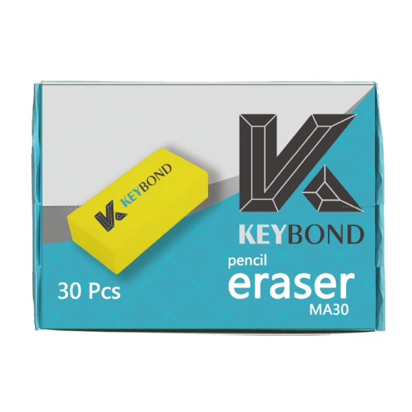 Factory Direct 30PCS Colorful Stationery TPR Rectangular Soft Rubber Pencil Eraser
