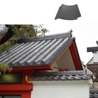 Carreaux de toits japonais traditionnels faits à la main et durables pour la construction de pagodes de jardin traditionnelles