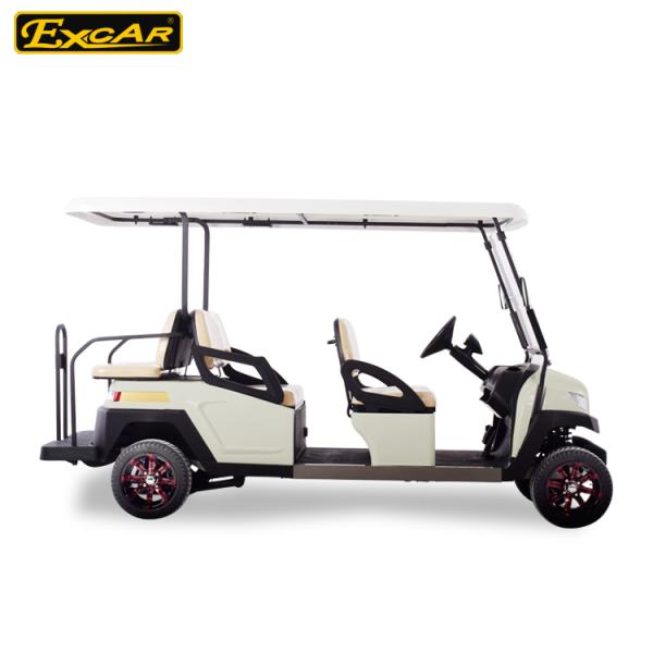 тележки гольфа места колеса 6 48В ЭСКАР 4 электрические с КЭ аттестовали автомобиль багги гольфа