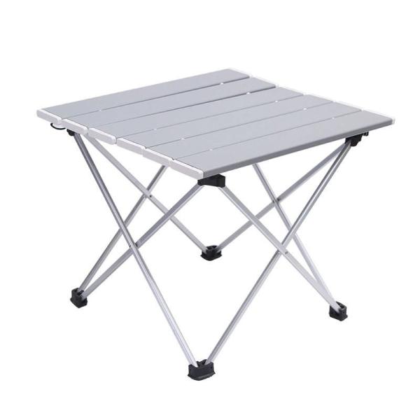 Leisure Time Portable Outdoor Aluminum Folding Camping Garden Picnic Table Carry Case