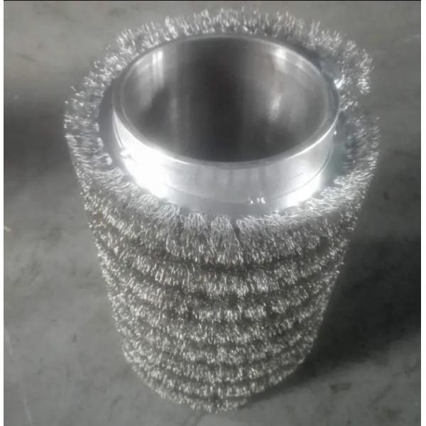 Stainless Steel Wire Brush Roller for Petroleum Pipeline Cleaning