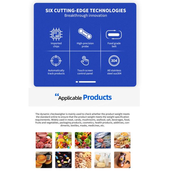 High-Tech Automated Sorting Equipment For Weighing And Sorting Weight Checker