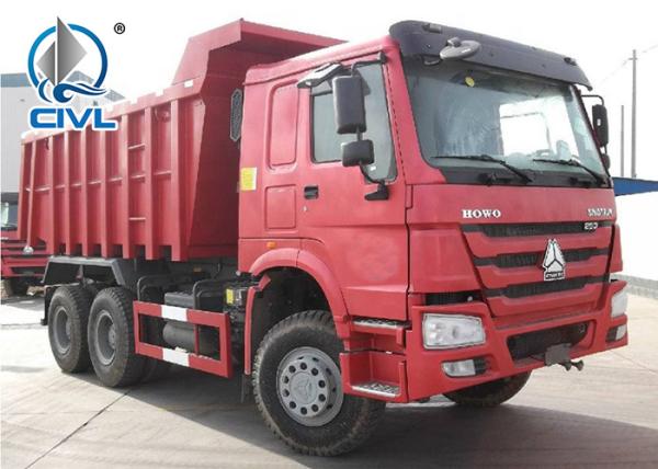 336hp LHD  Commercial Dump Truck 6x4 Tipper truck for sale SINOTRUK HOWO ZZ3257N3447A Single Berth For Mining